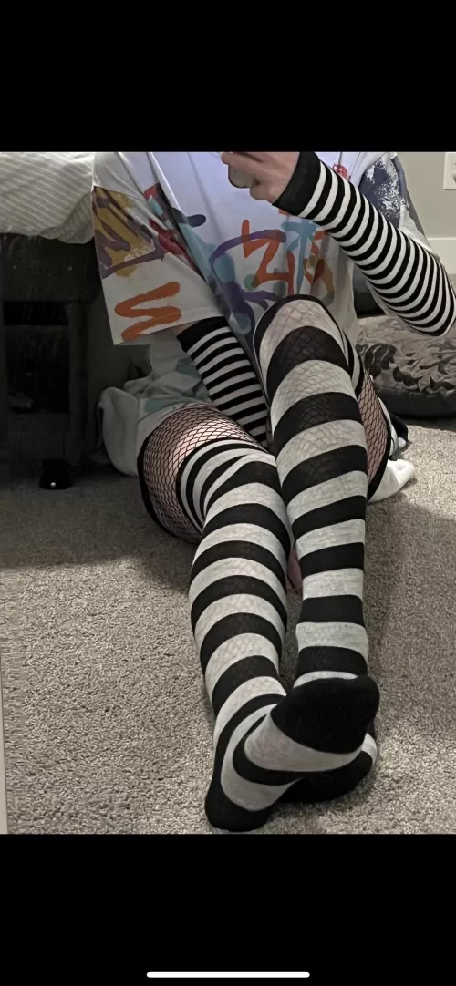 New socks and fishnets just arrived wahoo by yeign