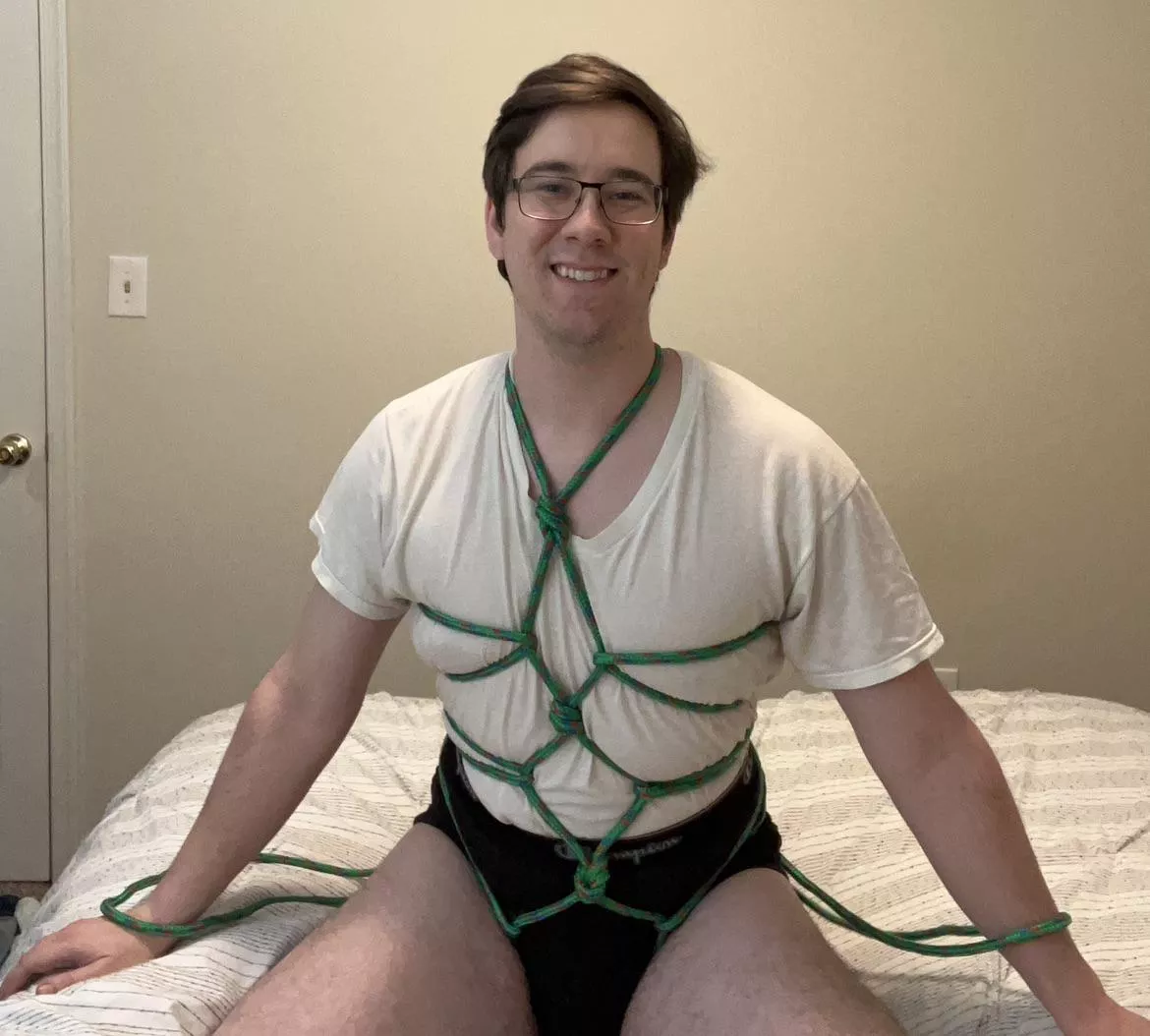 New to shibari, tips welcome and encouraged! posted by Submissive-whims