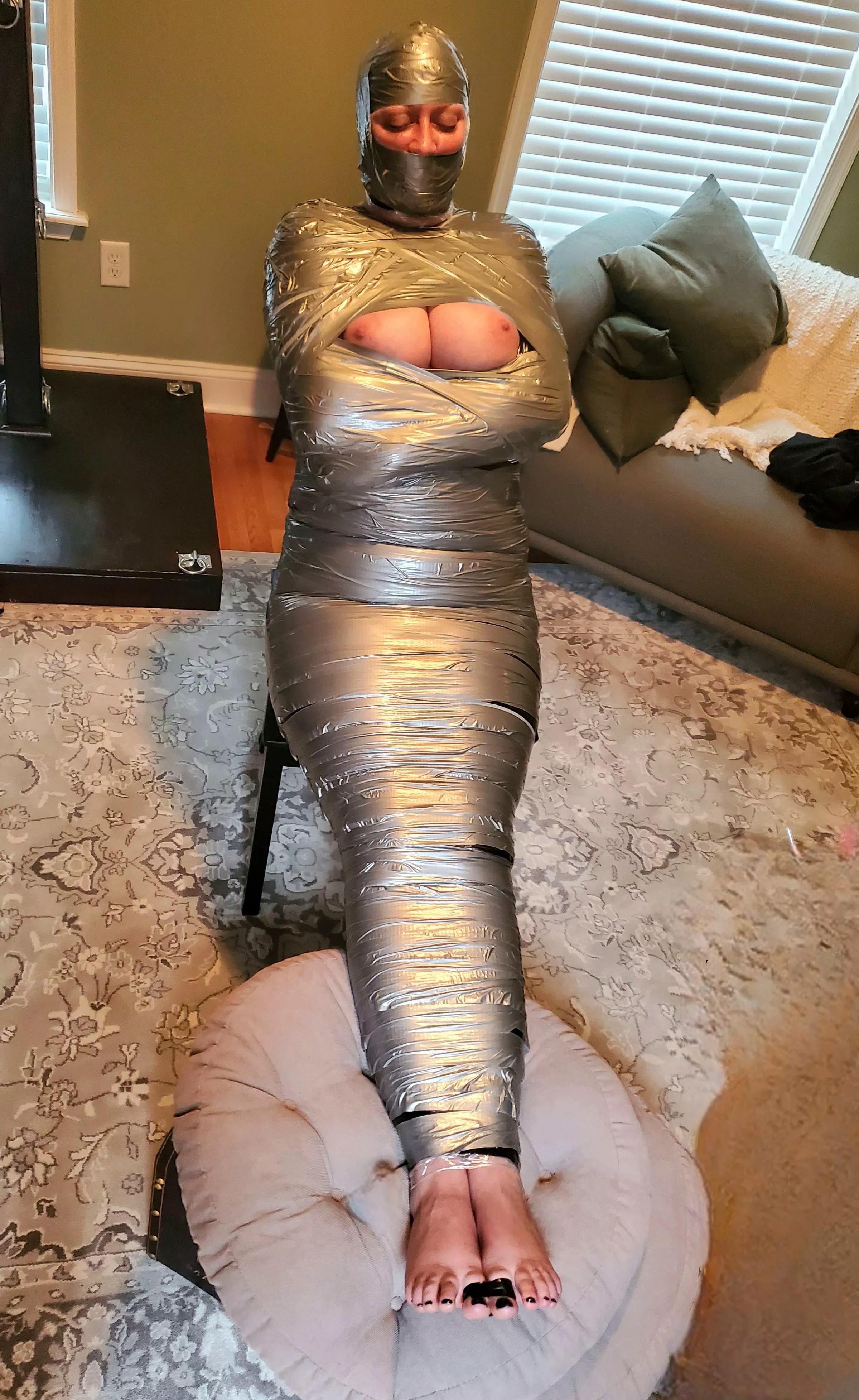 [OC] She loves to be wrapped in tape posted by Pir8Rbrts2