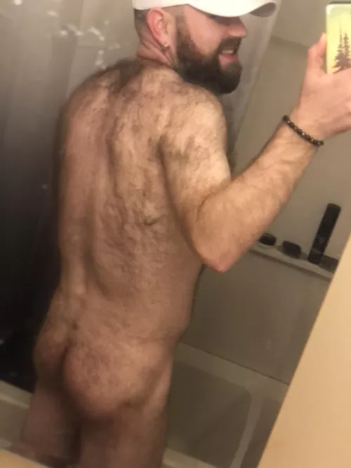 Rub my back. Dare you to spank my butt by Firm-Thick-and-Hairy