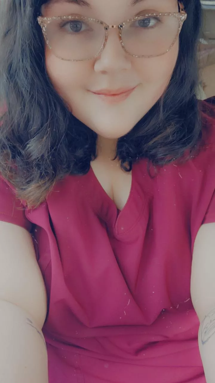 Showing off the scrubs. 🤭 posted by iheartpanda