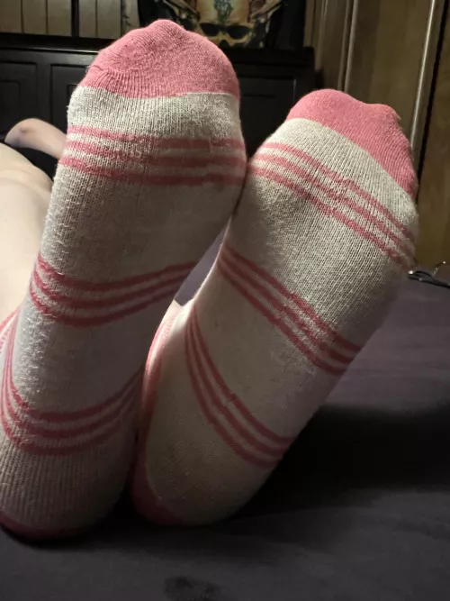 These get so warm after being in boots all day.  by JensLovelyFeet