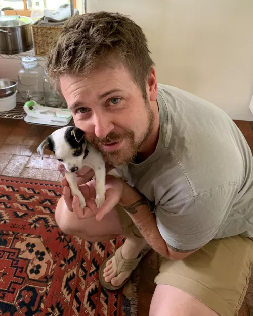 This puppy! 😍 by back2natureboys