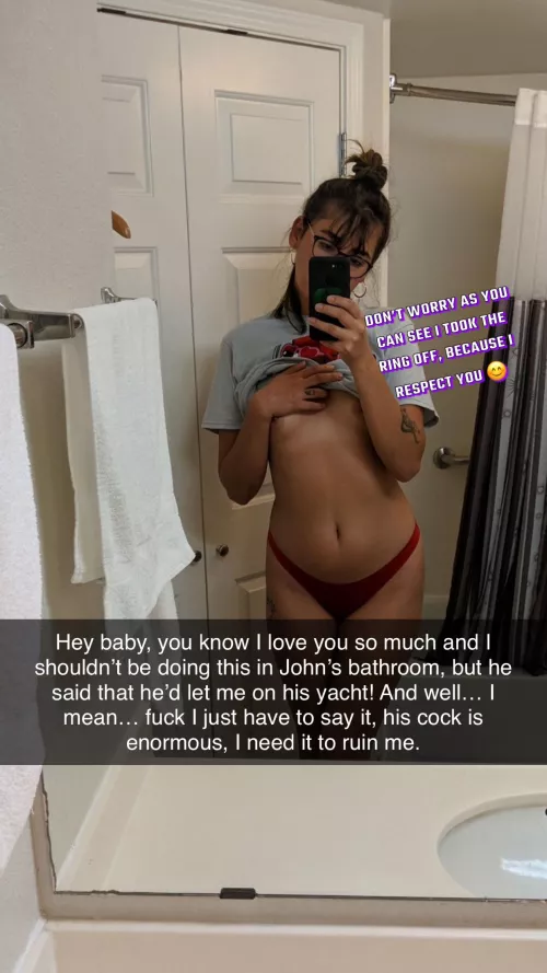 Thought this subreddit would appreciate the snap I sent to my hubby last weekend 😜 by AstralBeauty