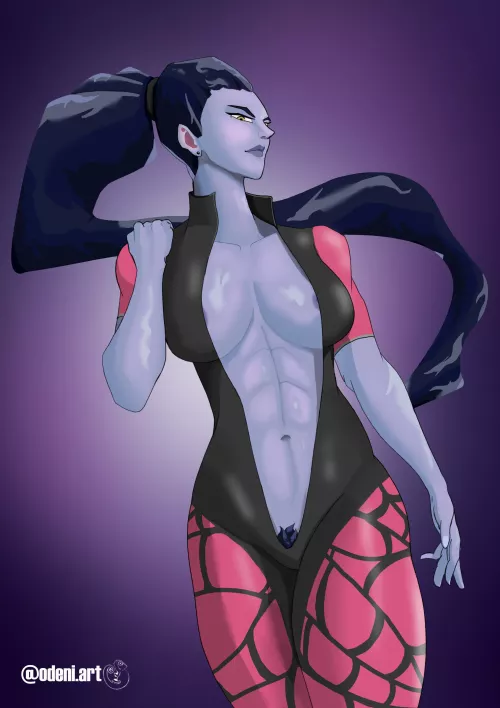 Widowmaker showing off (OdeniArt) [OverWatch2] by DeniNeto