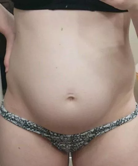 Anyone wanna come rub my pregnant belly... and more.  posted by Amber_Saint