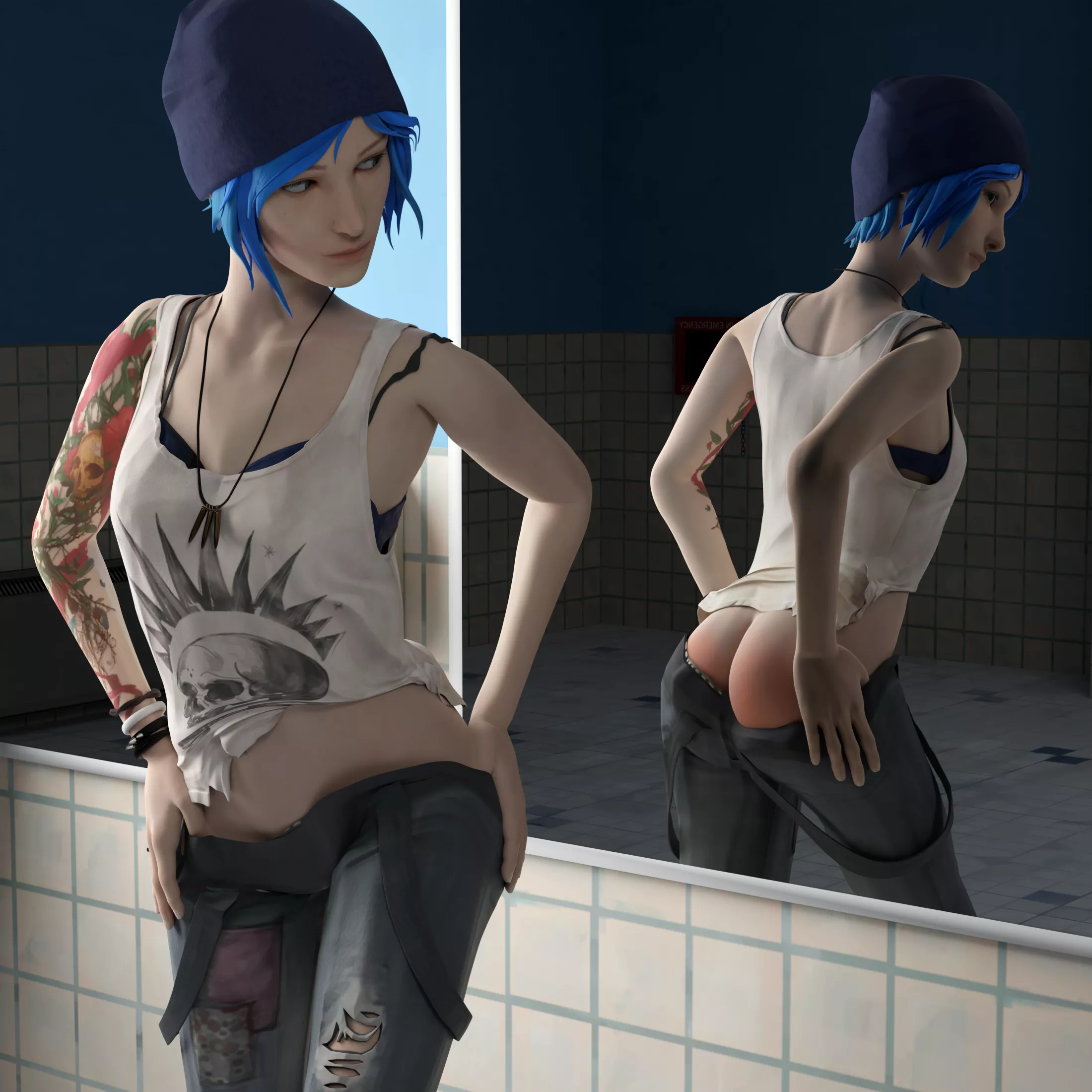 Chloe Price - Aftermath of Spanking Fun (KinkBlink) posted by paradigmspace