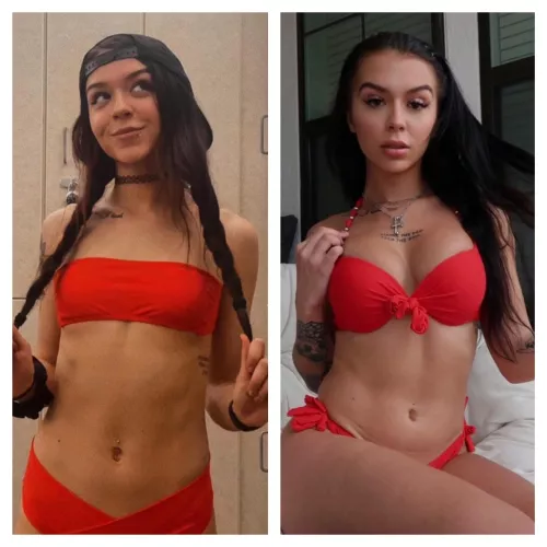 Cora Jade Before/After Boob Job by chachacha32
