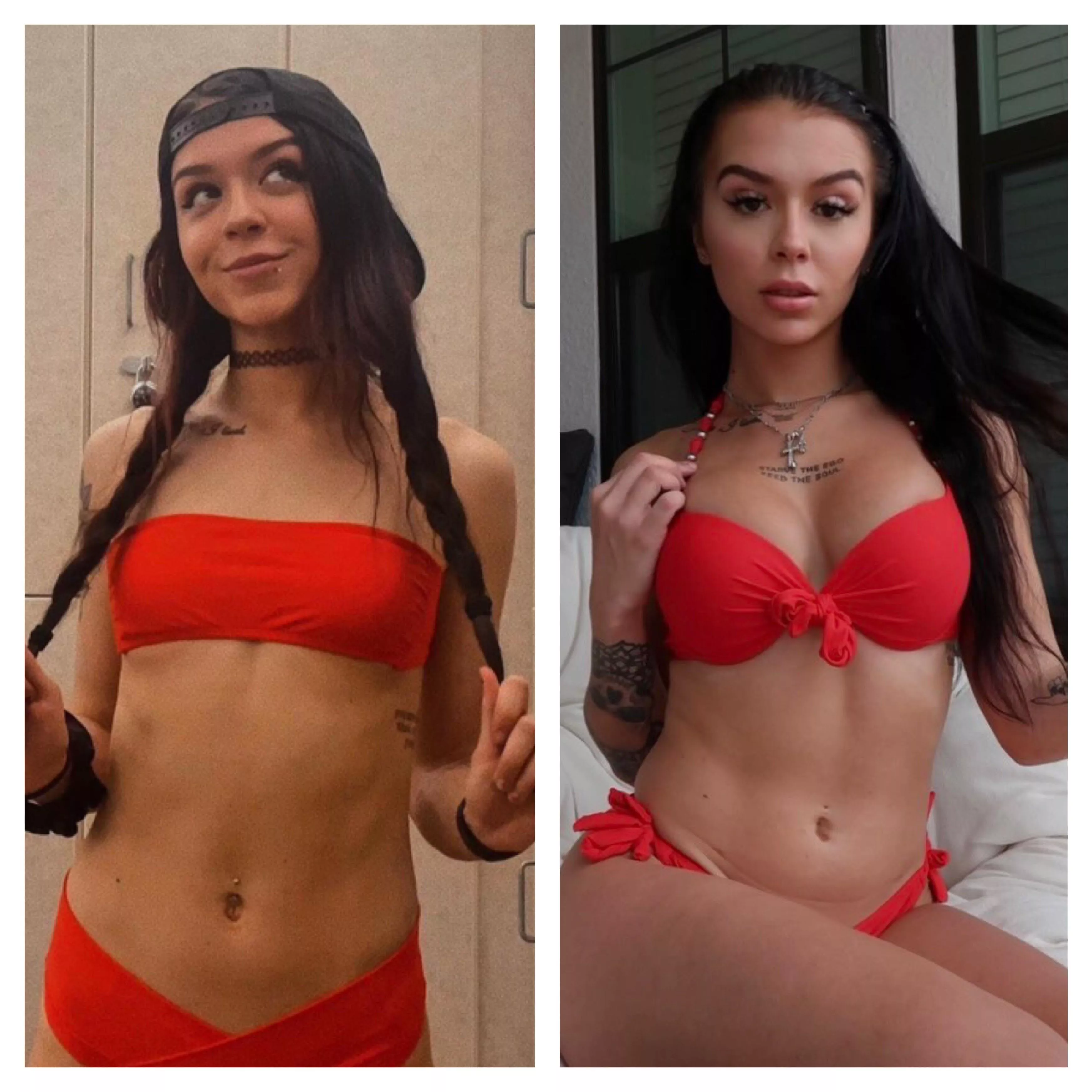 Cora Jade Before/After Boob Job posted by chachacha32