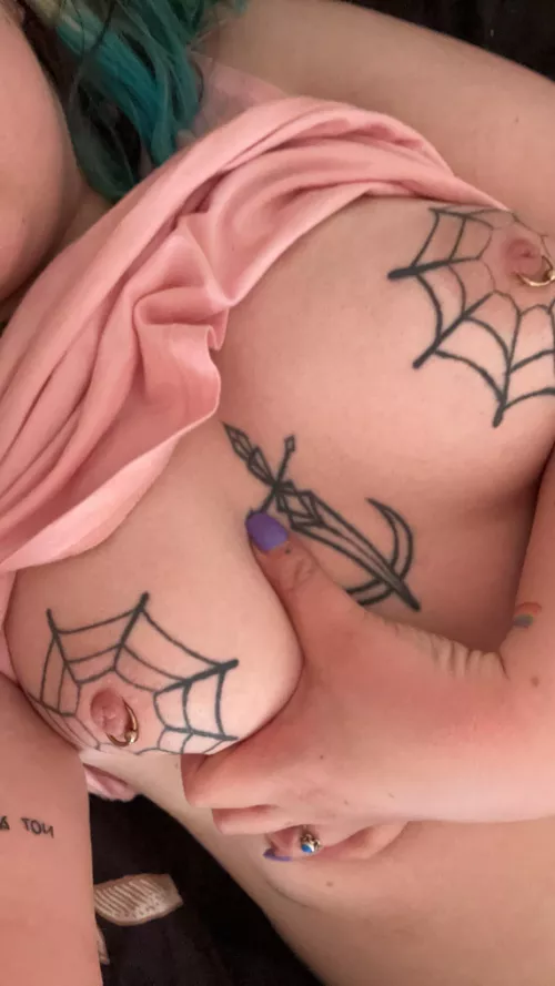 do you like my blue hair? by dadddyslut