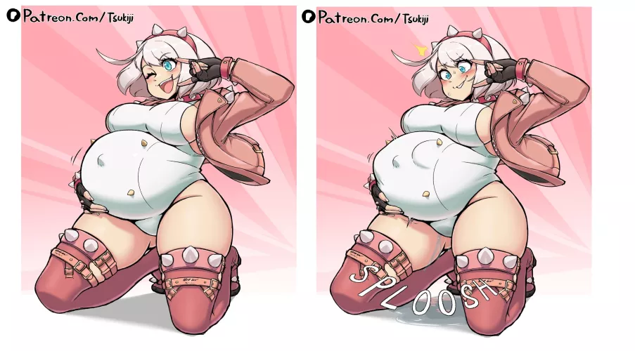 Elphelt performing on her due date was a mistake (@TsukijiTums) by HeavyLancerthe8th