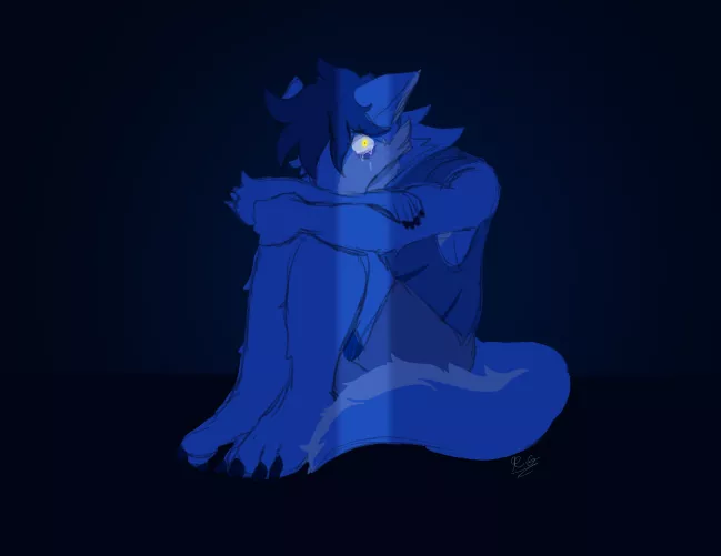 Fear and Sadness can be powerful emotions. (Vent art by me) by Dekuscrub17