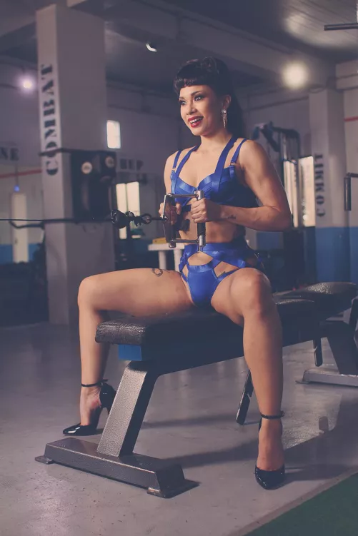 (F)or a change, I thought working out in heels will do the trick by Madame-J