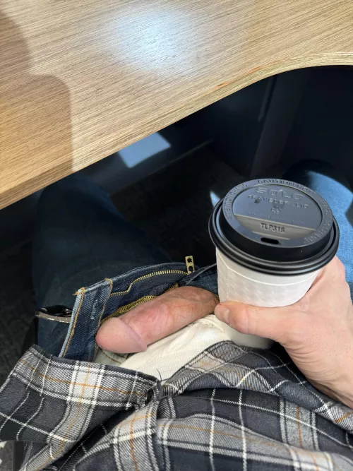 Forced into the office on a Sunday, at least I can comfortably enjoy my coffee! by bigmidnightman11