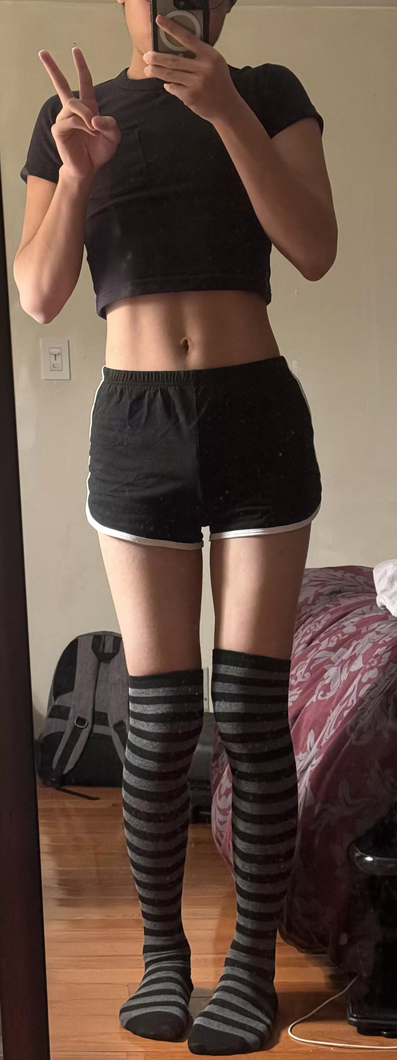 Friends have told me that I look better as a girl 😁 posted by Yesohmama