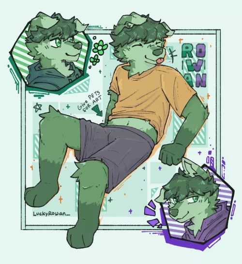 Green dog for St. Patrick's day! | By @luckyrowan_ by luckyrowan_