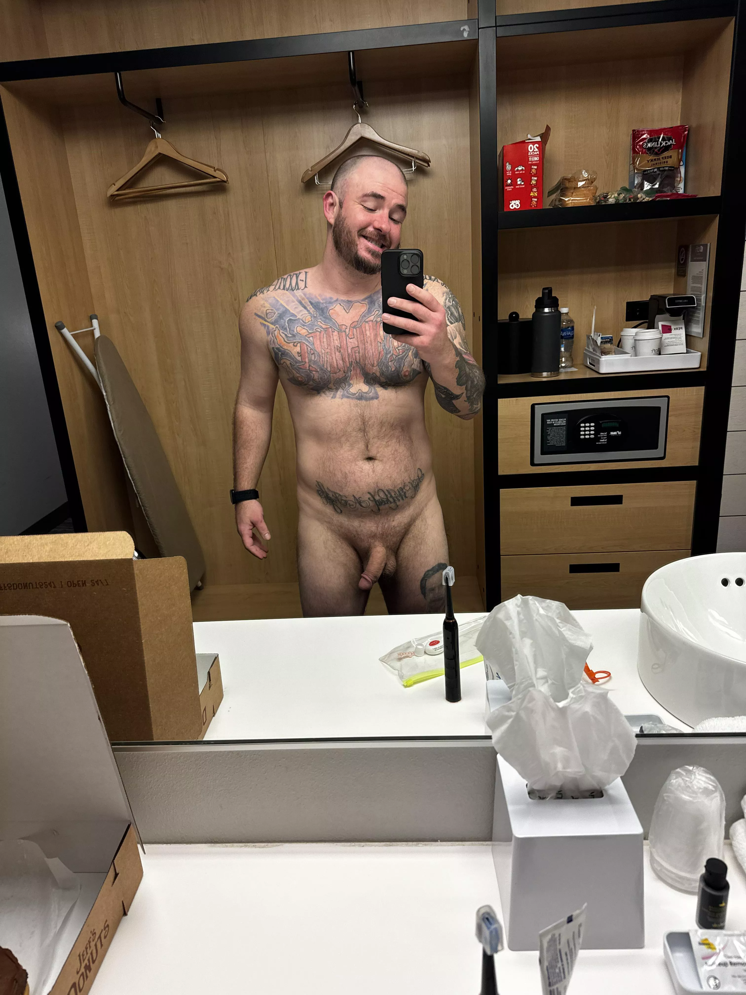 Hotel mirrors always take the best pics posted by Oldandnaked