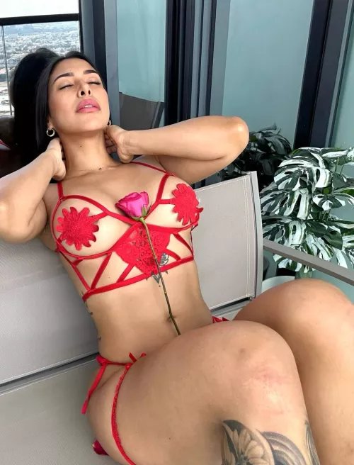 Just having fun with my red bikini. by carolina_latina