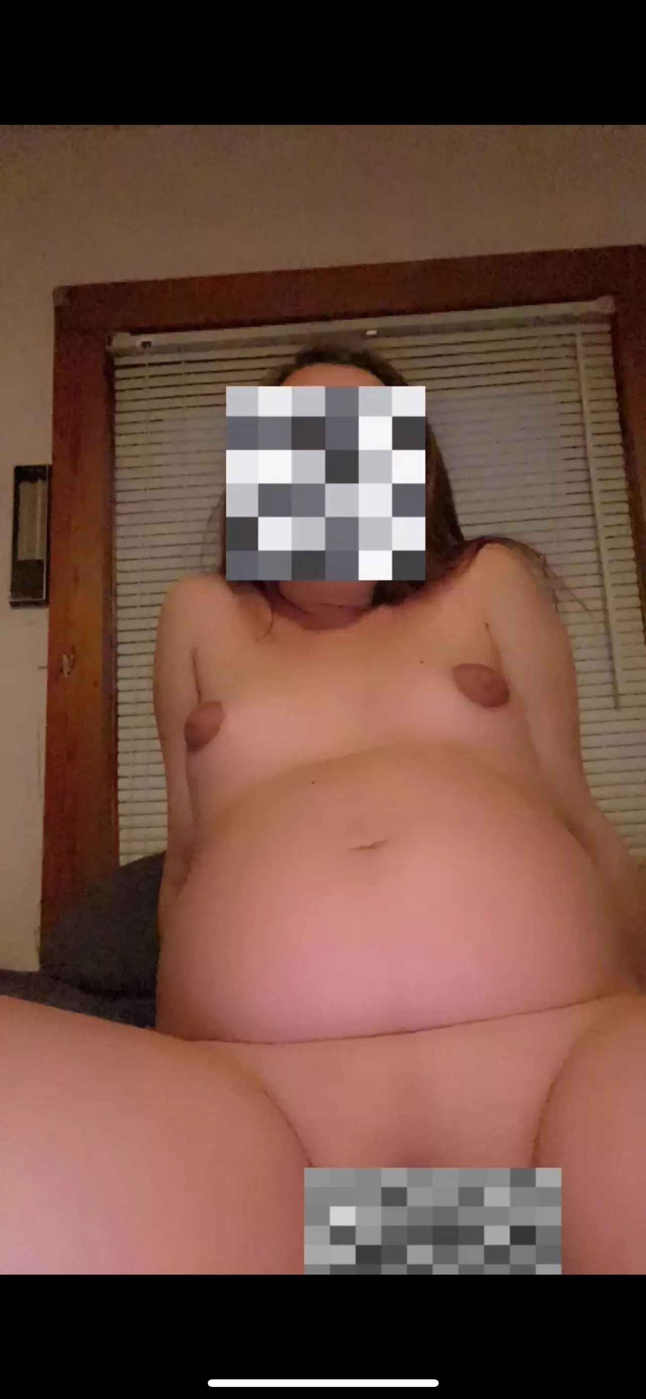 My belly looks huge when I lay like this❤️ posted by daisy_darling_rose