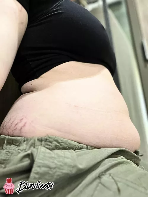 My friends keep teasing me for gaining weight😅🤭 by blondiee188