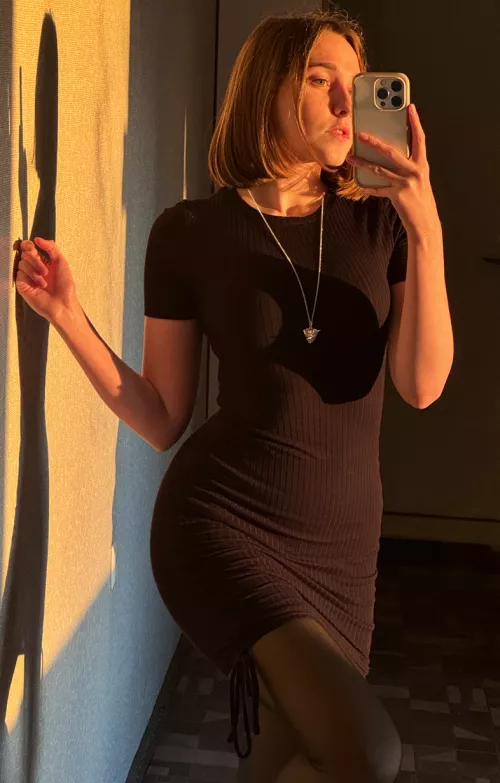 Not the best, but pretty black dress, don't u think so by KonosubaAqua