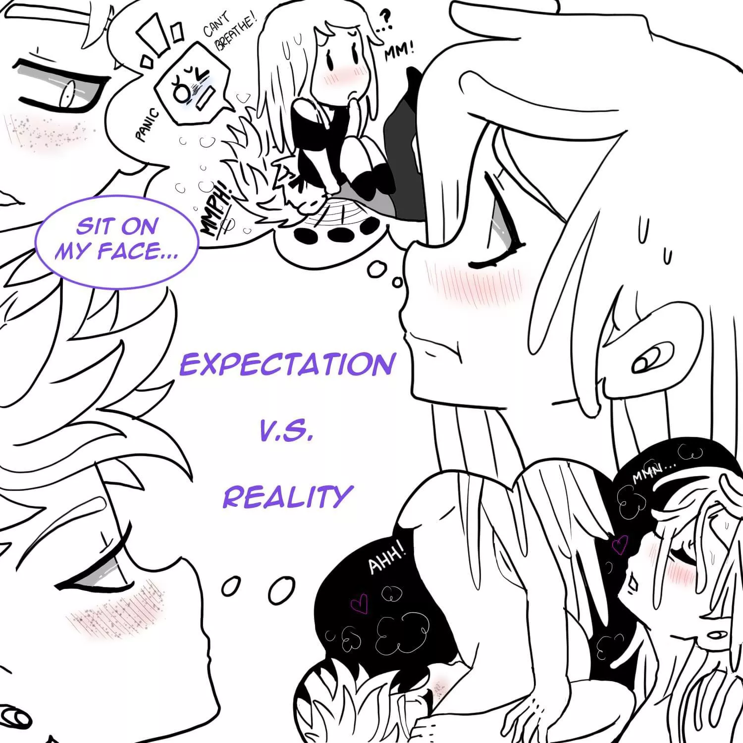 [Original][Our Little Universe] Ahhhh the wonderful world of language barriers! lol Dontcha just LOVE those?!?!?! ðŸ¤£ But anyway, this is just a cute, fun little drawing based off of some spicy comic pages I made the other day for these two ladies ðŸ”¥ð posted by OneLayerGirl