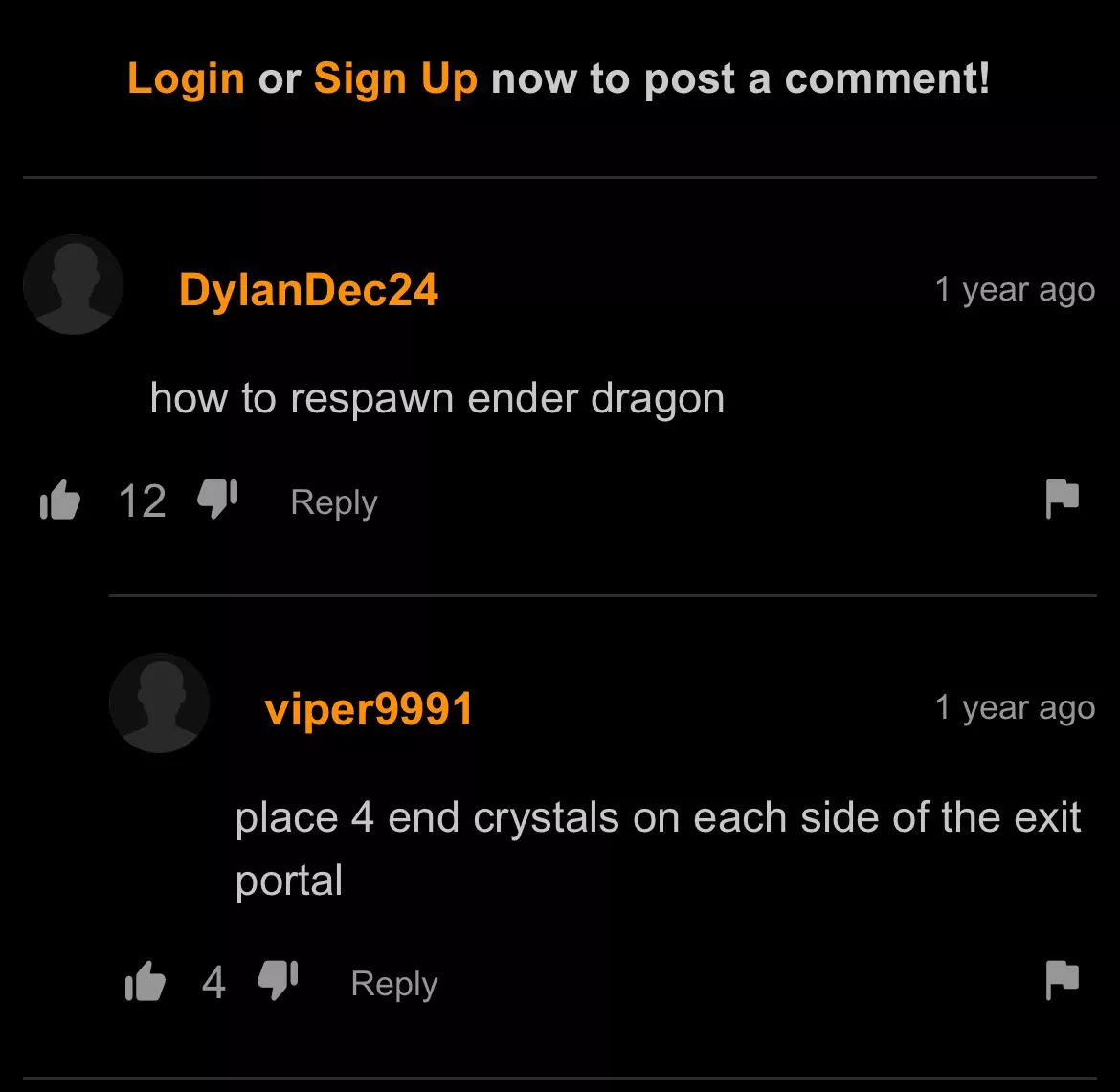 Real question posted by MagneticMimic07