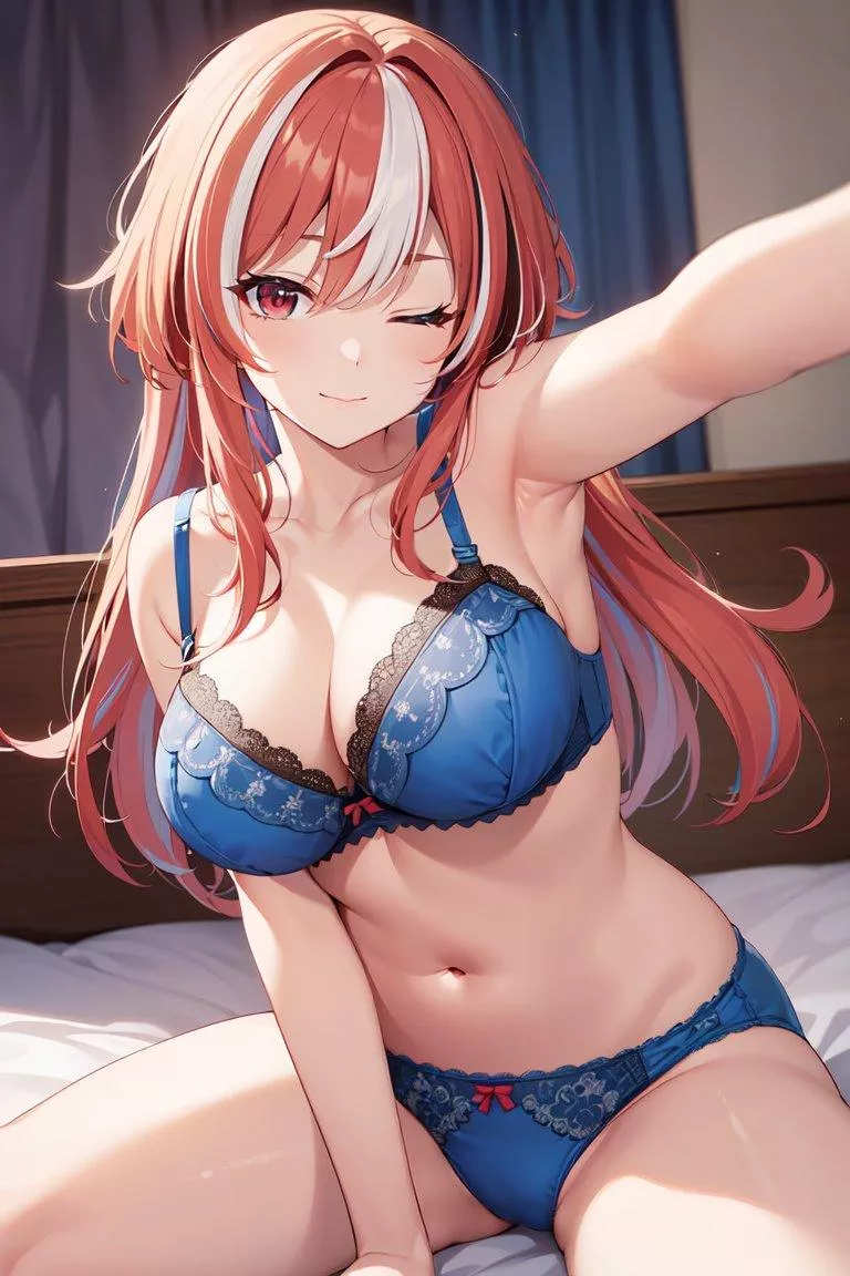 Royal Blue Lingerie  posted by CheetahSperm18