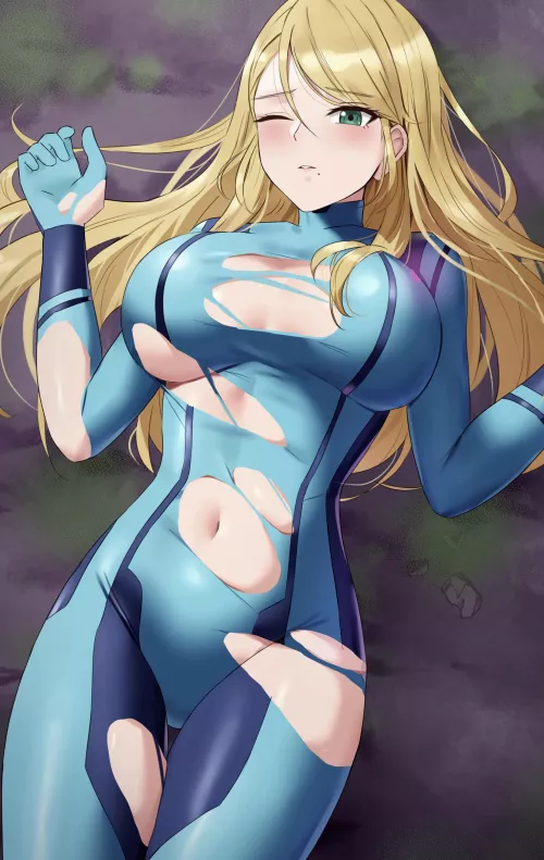 Samus Aran [Metroid] by CheetahSperm18