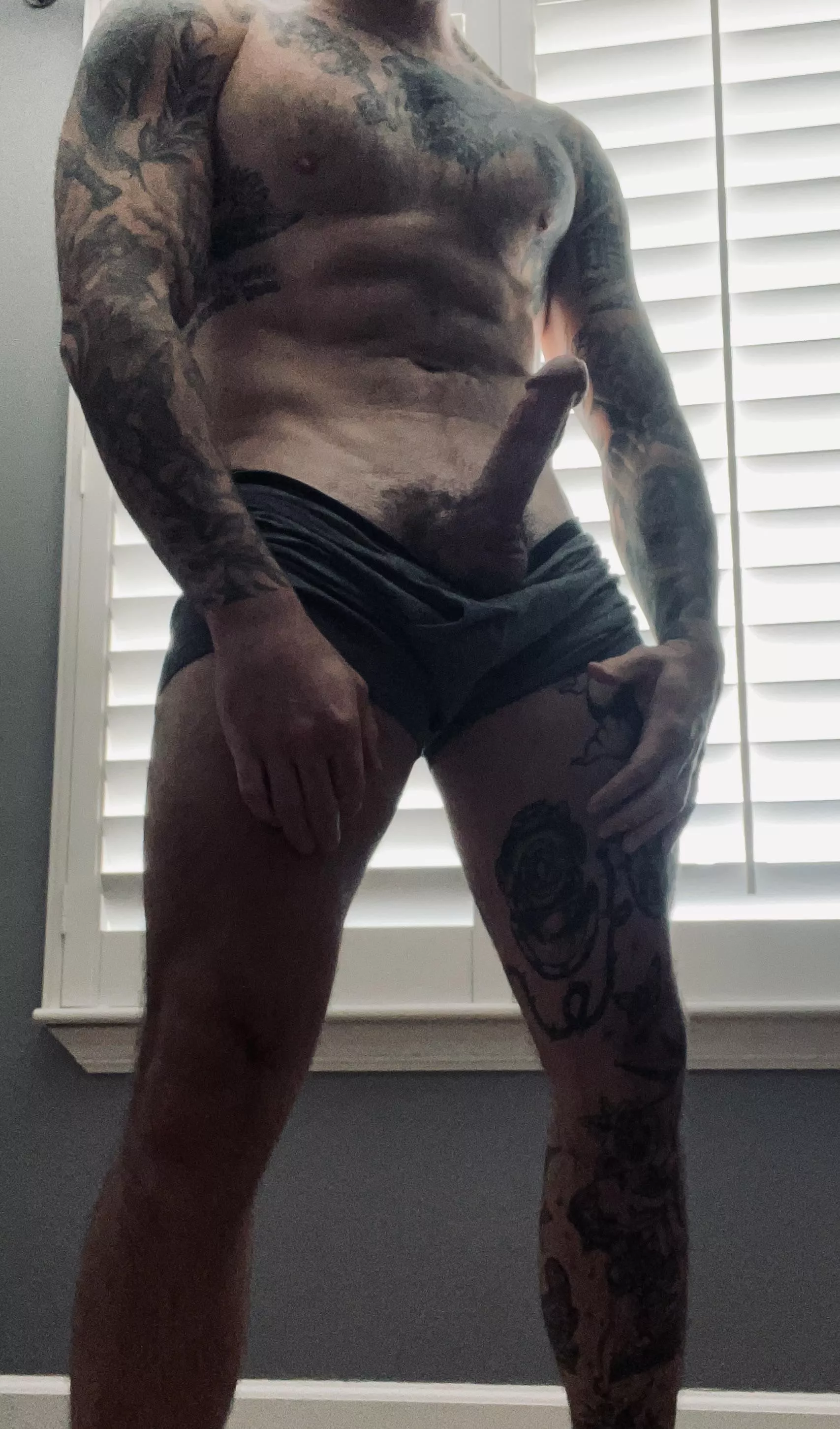 Spilling out of my briefs posted by Jasonfitness8