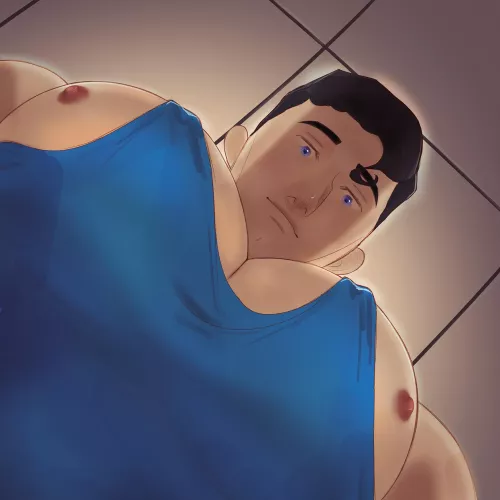 Superman's milkers (@Hydrurguy on X) by HydrurguyArts