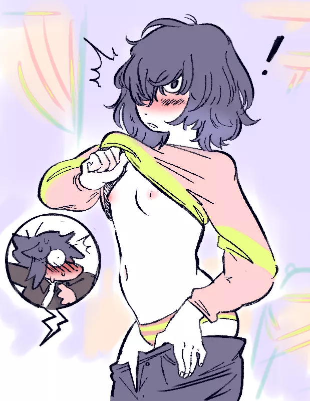 [Susie] catches [Kris] changing (unkown artist)  posted by Comfortable-Fox343