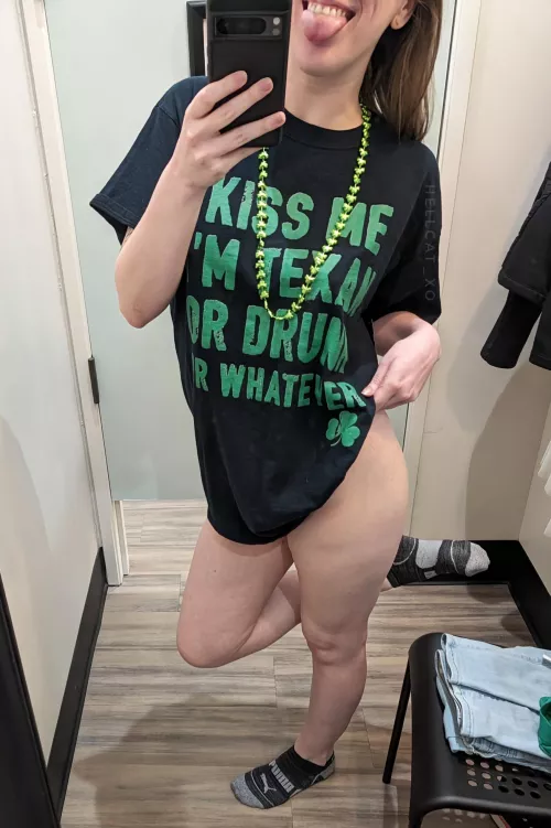 trying on outfits for tomorrow by hellcat_xo