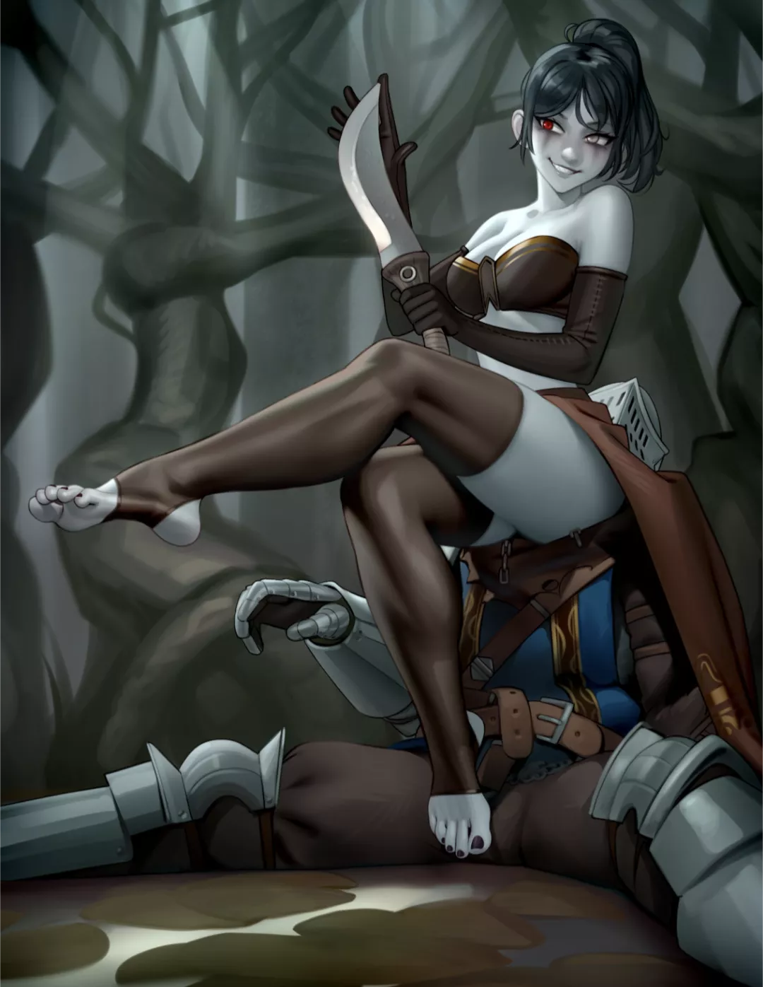 Which Dark Souls boss is this again? (Kairunoburogu) posted by Sparklesaurus96