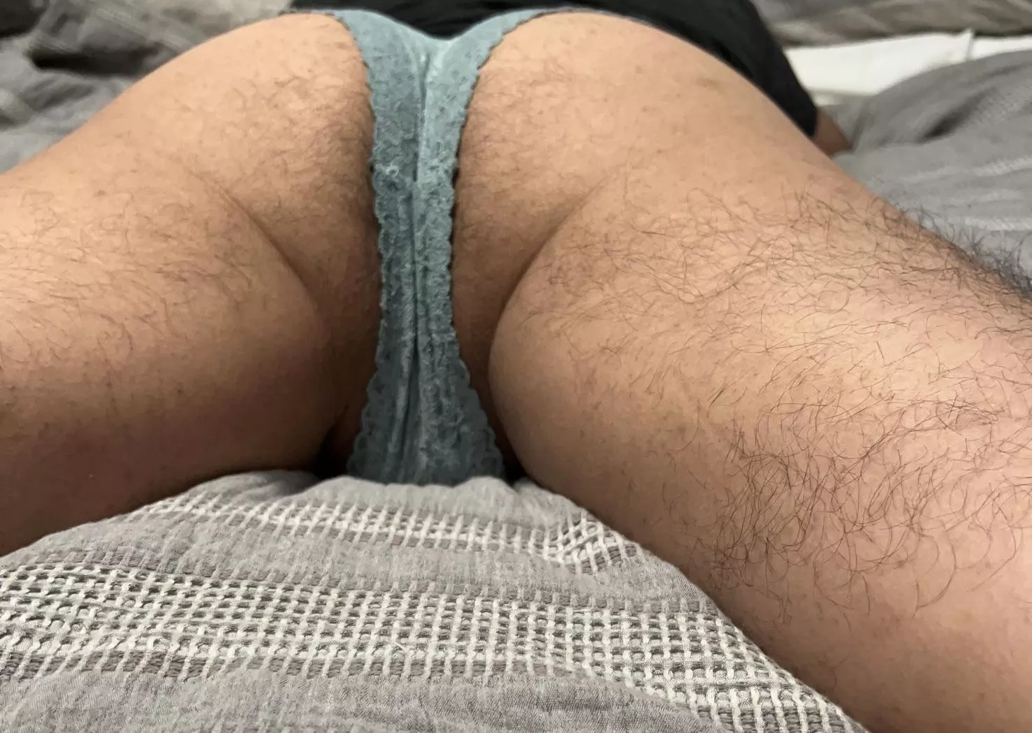 Would you pull it to the side for me 😏 posted by Just_a_bootie