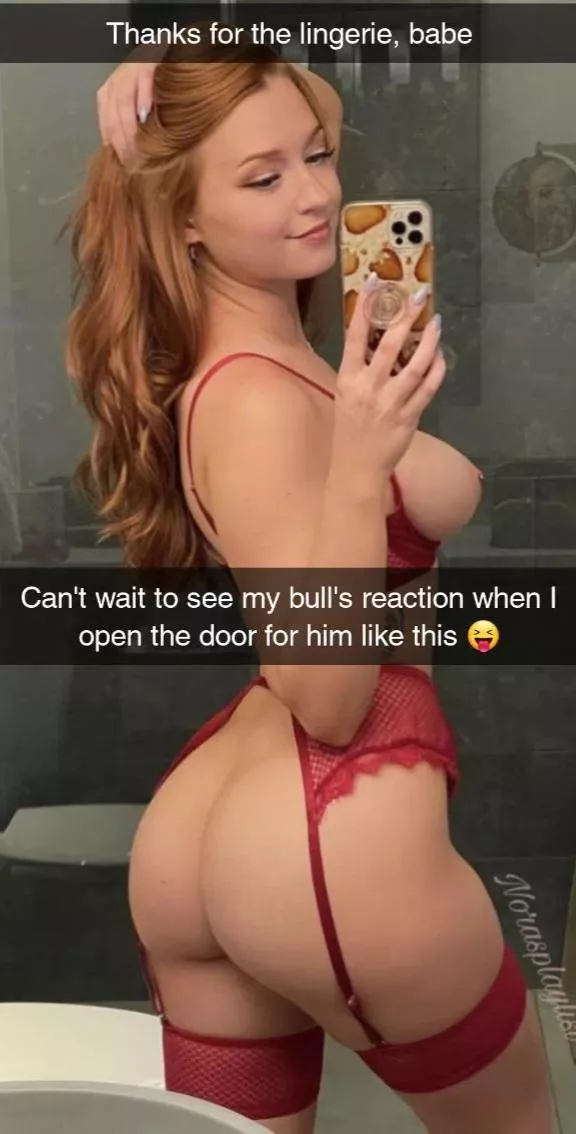 You bought this lingerie for your gd to wear for her bull posted by Captiondude1996
