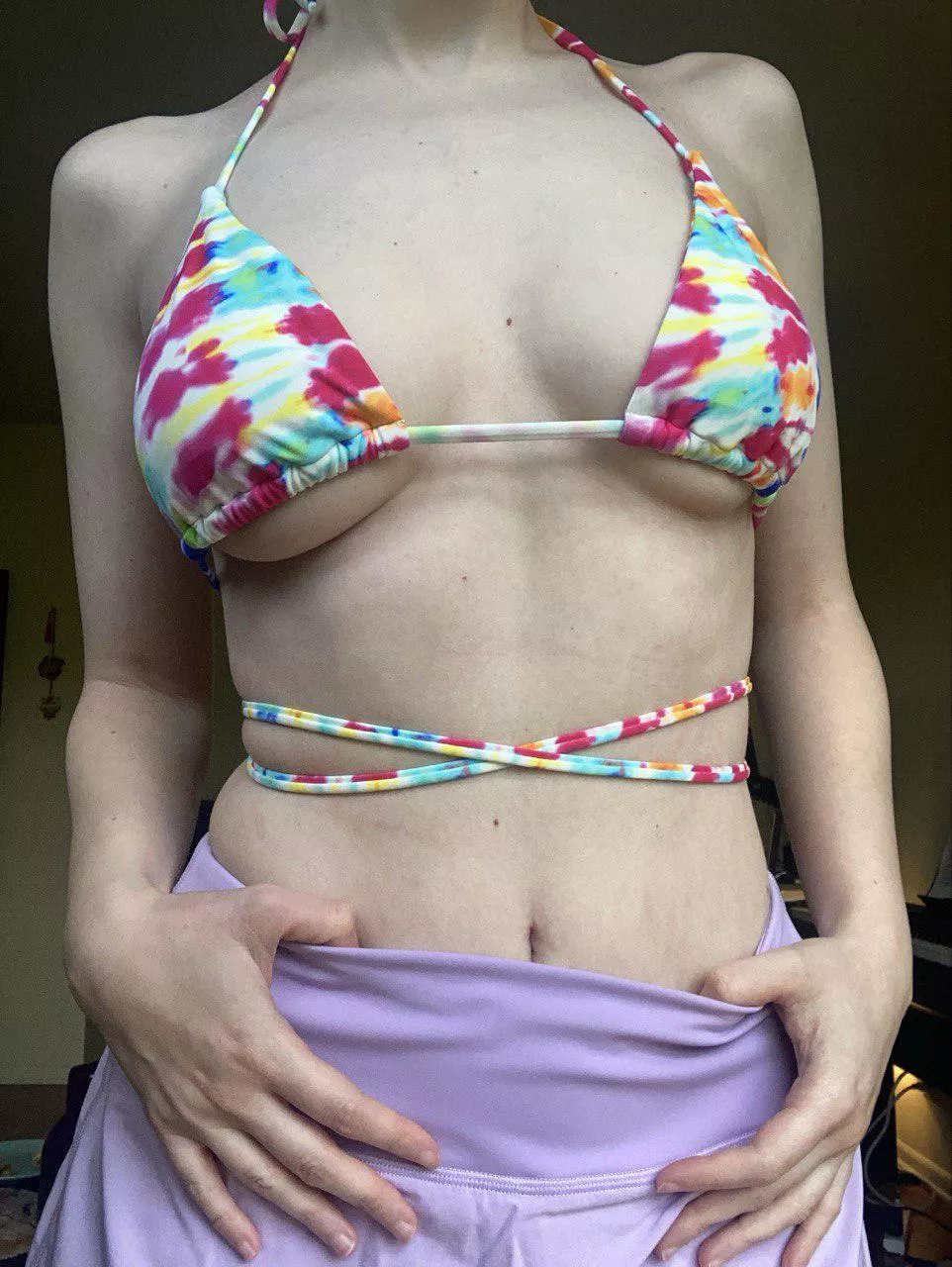 Chose this to wear in hottub spending time with his parents. posted by Sunnysinful2000