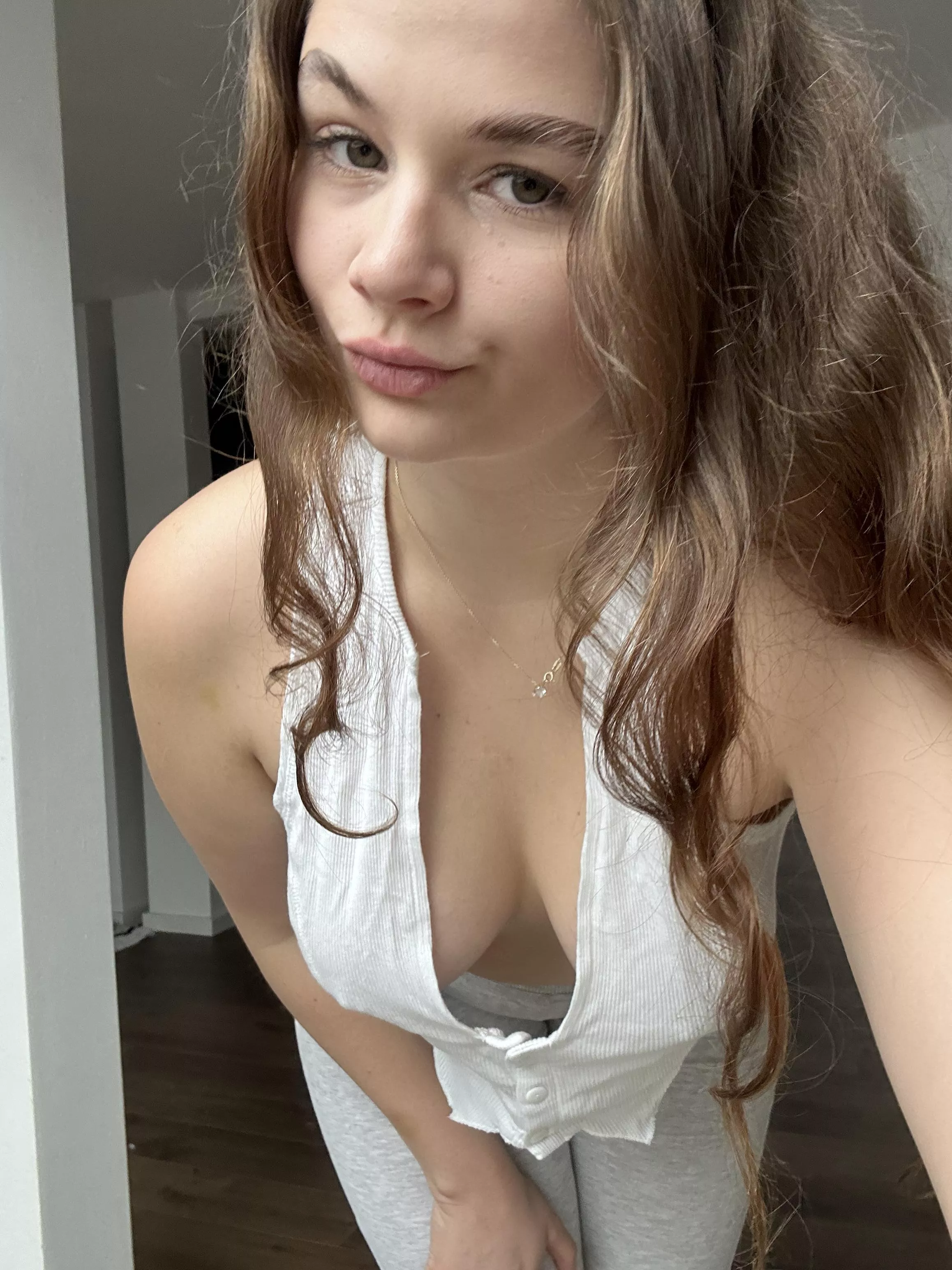 Do you like the view on my big 19yo tits? posted by ItsMyCoffeeOP