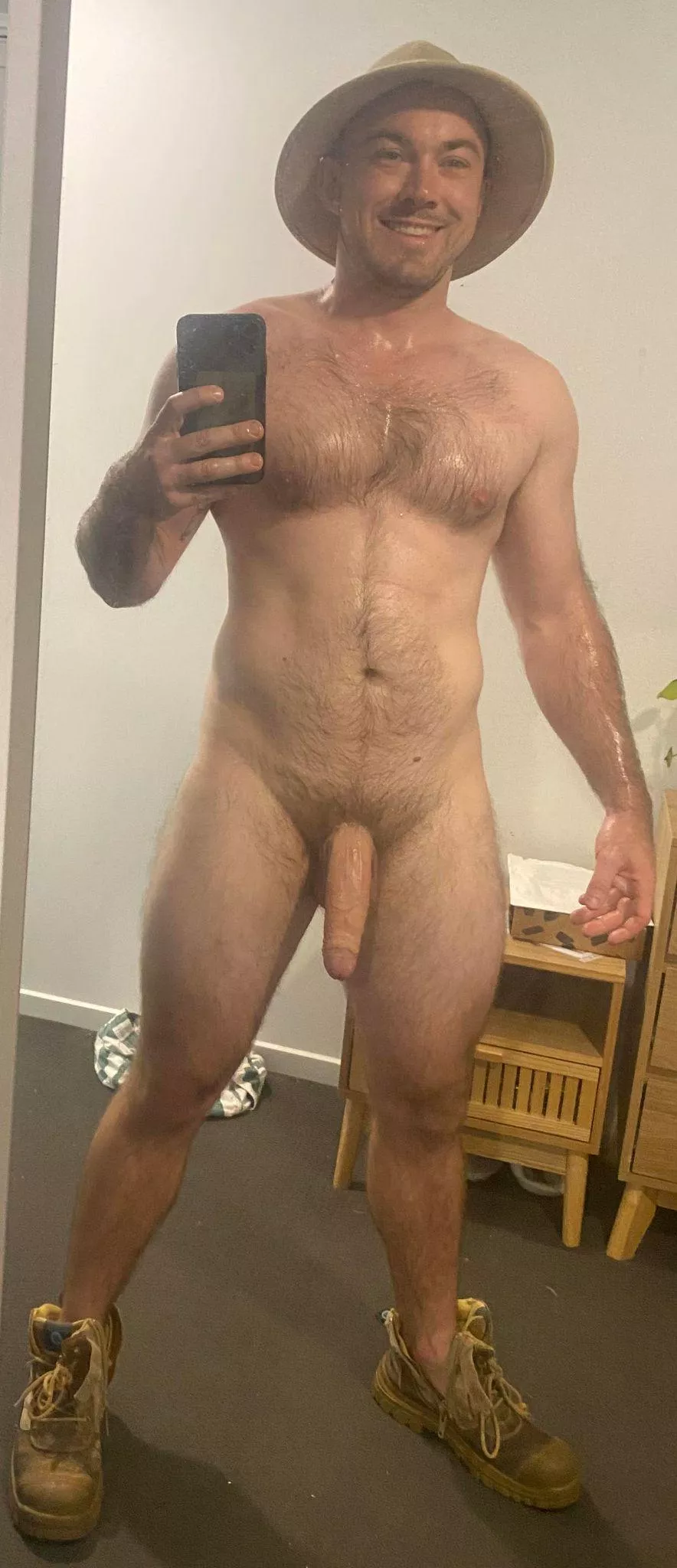 do you think the neighbours will complain if I mow the lawn like this? posted by Particular_Key_8969