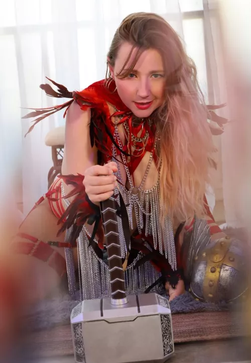 Female Thor (Self) by PattyCakeCutie