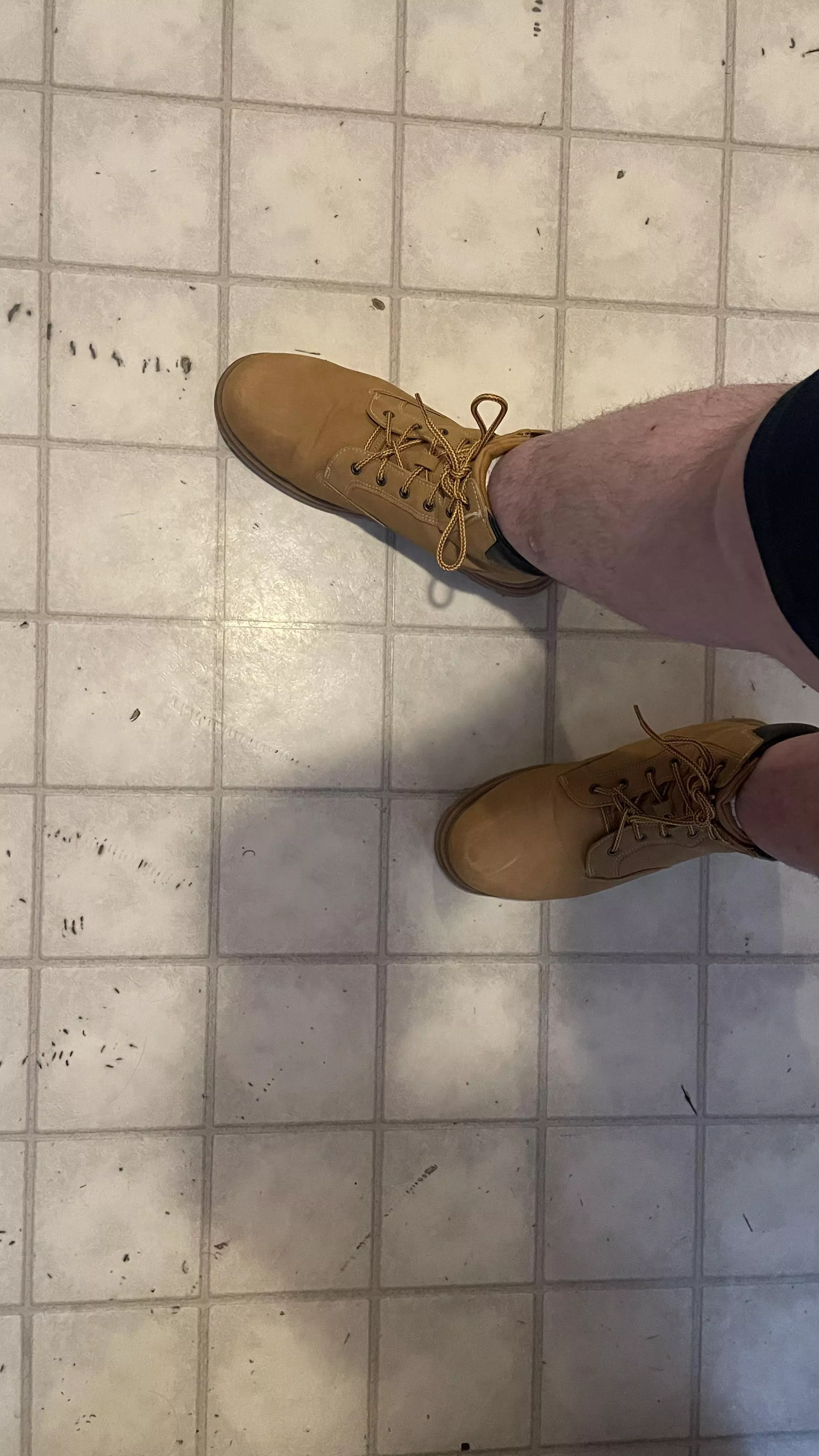 Gonna be rocking my off brand timbs to vocational school tomorrow morning  posted by Yourbedsheets