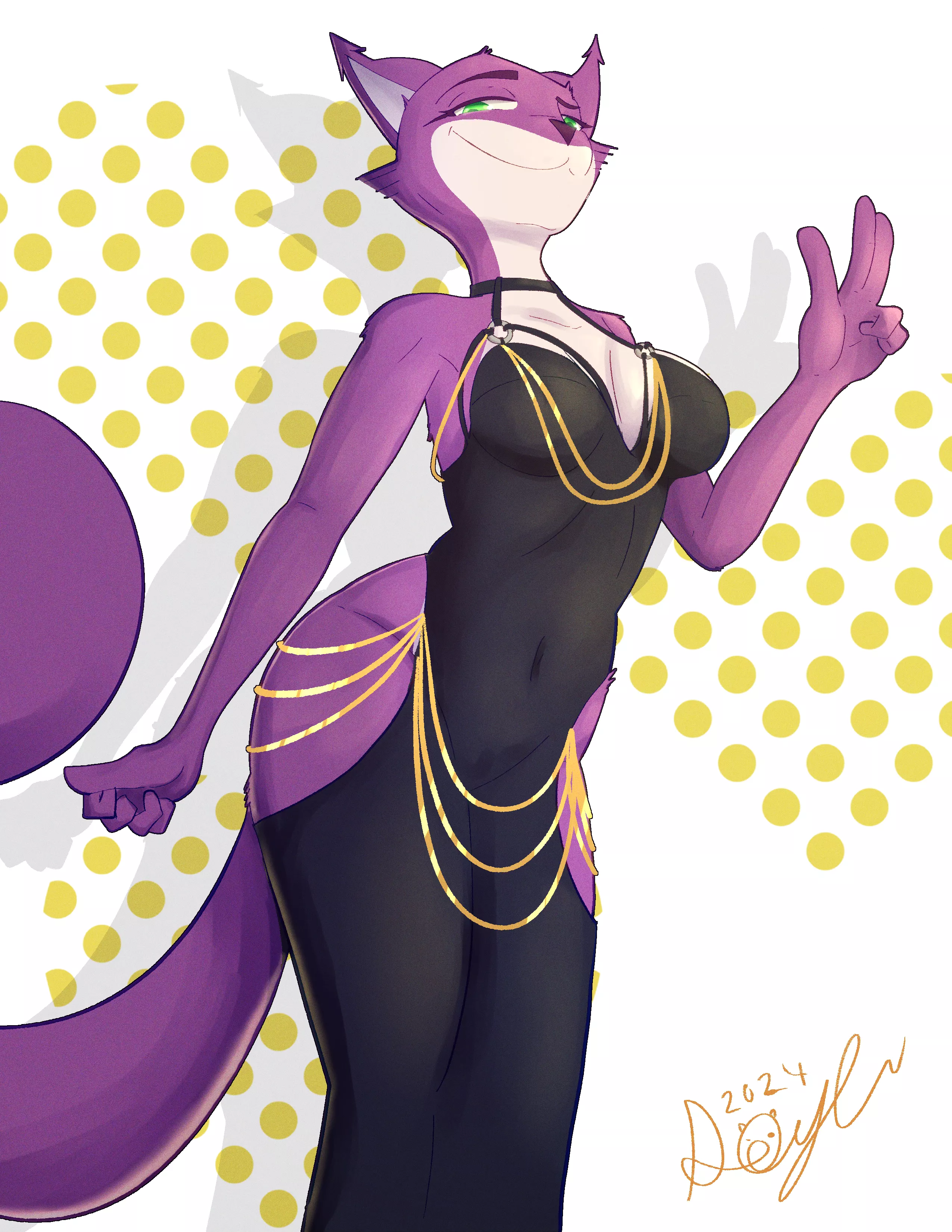 Najima doing the dress challenge (Art by me) posted by shade105