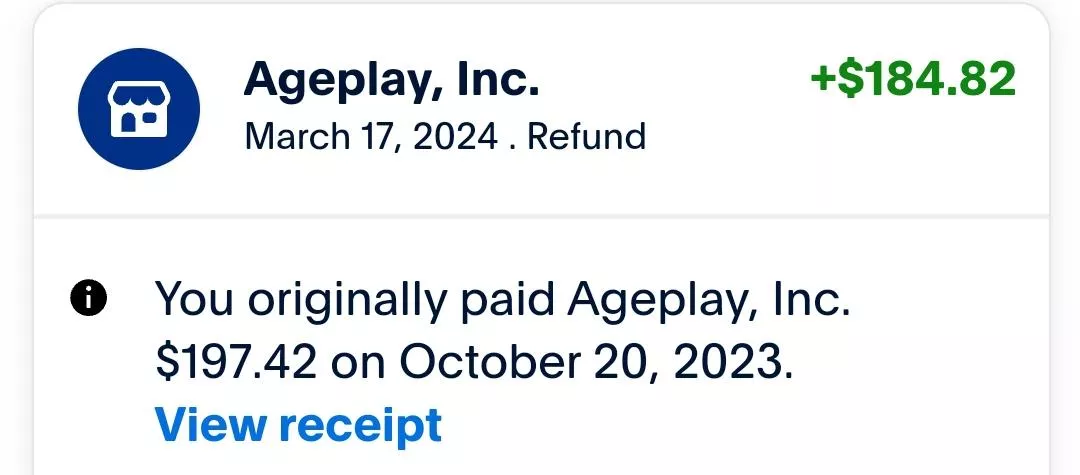 Paypal has refund me for indie dream world posted by Fire2box