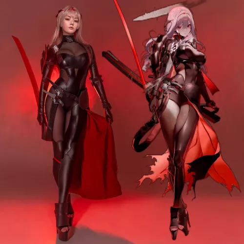 Scarlet from Nikke: Goddess of Victory by Anastasia Komori by Anastasia_komori