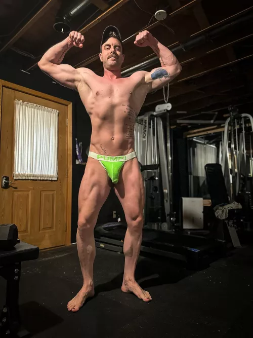 The usual workout attire! by just_a_macho_man