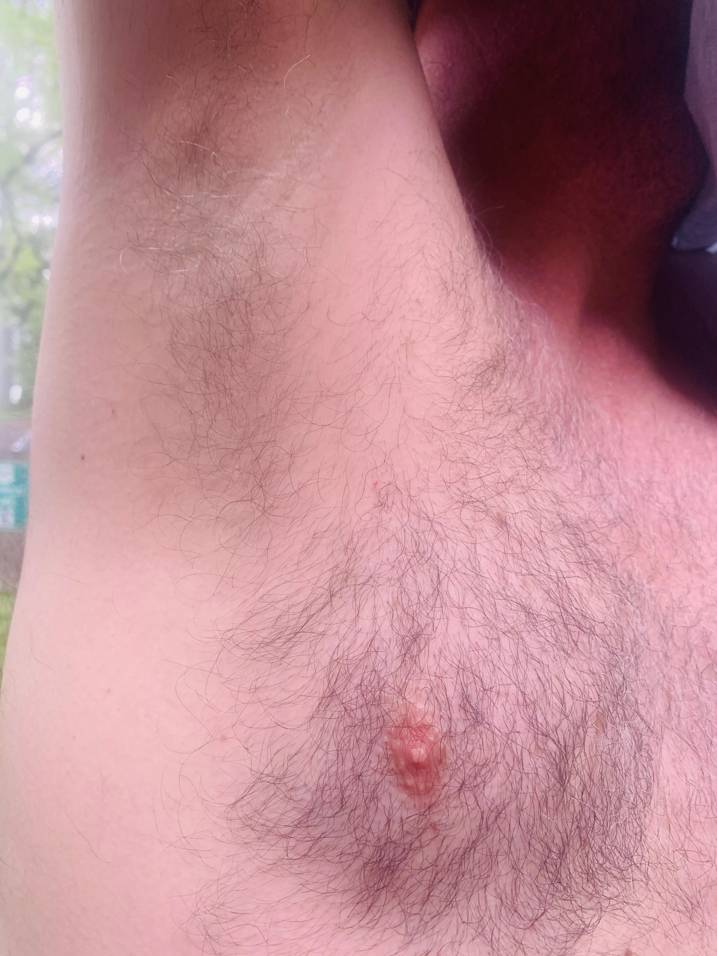 What do think of my bushy armpit??? posted by funbouncywifey1