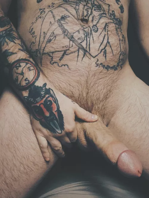 Which hole are you gonna use to drain this cock? 😈 by LeviRyder69