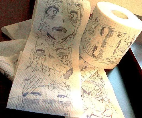 Ahegao toilet paper, asking for OG images? posted by Isthisaverylongname