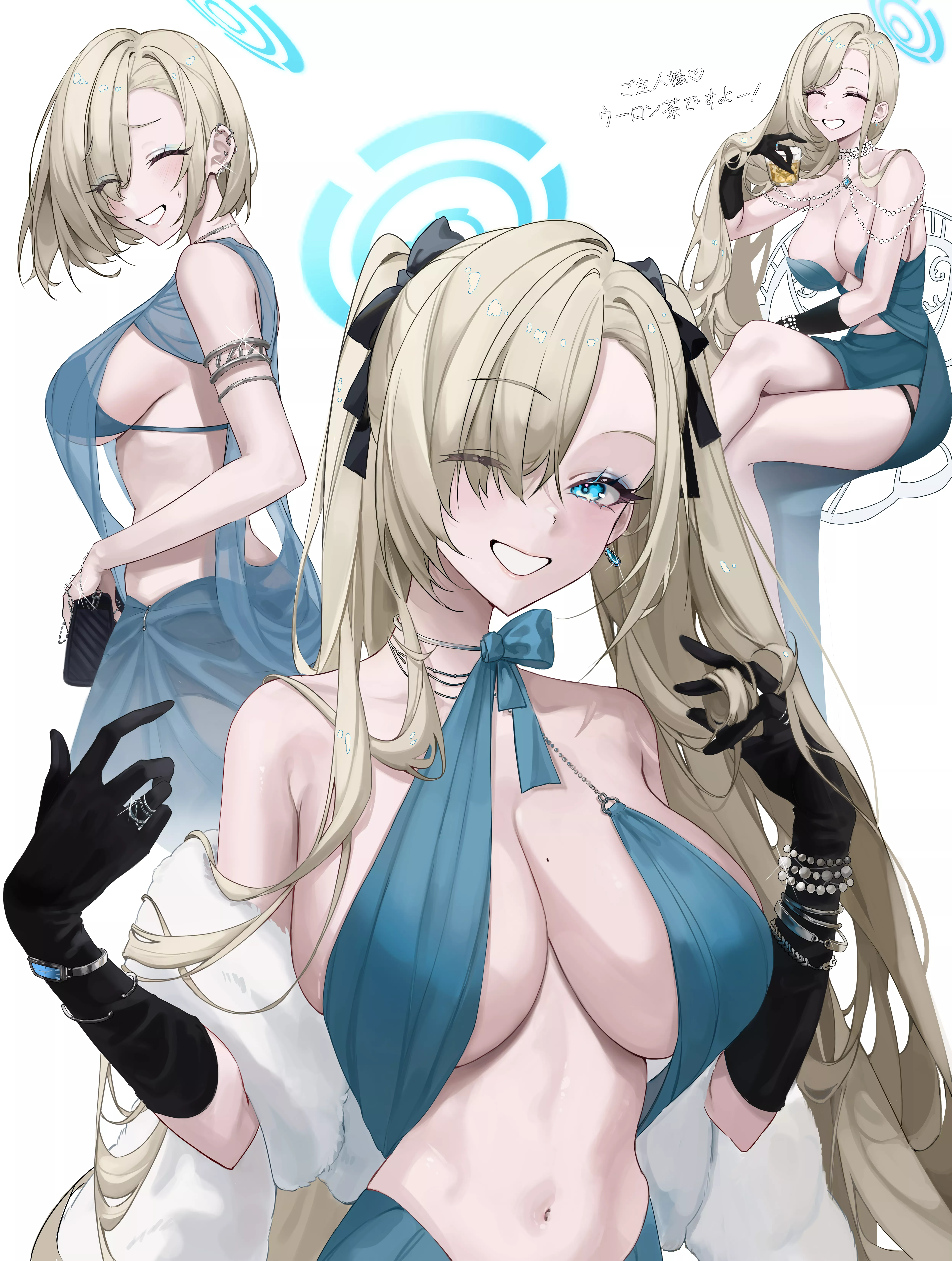 Asuna trying different Hairstyles  [Blue Archive] posted by CheetahSperm18