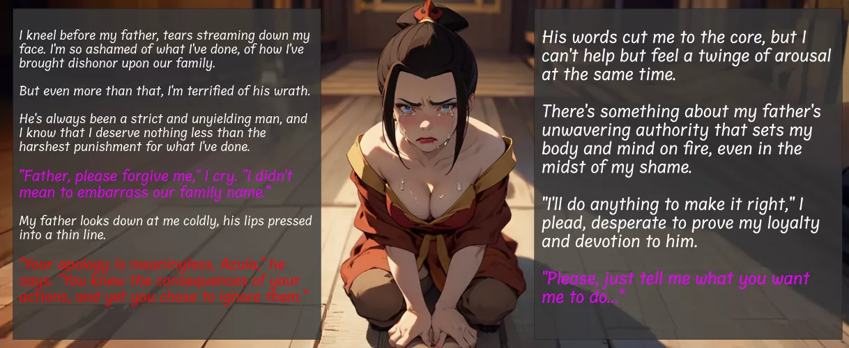 Azula Begs for Mercy [Incest] [Inner Thoughts] [Rule34] [Avatar] [18+] by hollyhaven